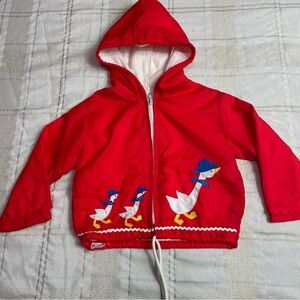 Vintage Mother and Baby Geese Jacket